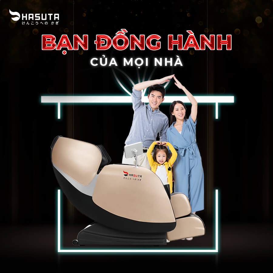 Ghế Massage Hasuta HMC 381 - Bảo hành Chính hãng