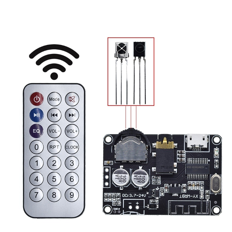 Bảng Mạch Nhận Tín Hiệu Âm Thanh bluetooth 5.0 mp3 Chuyên Dụng