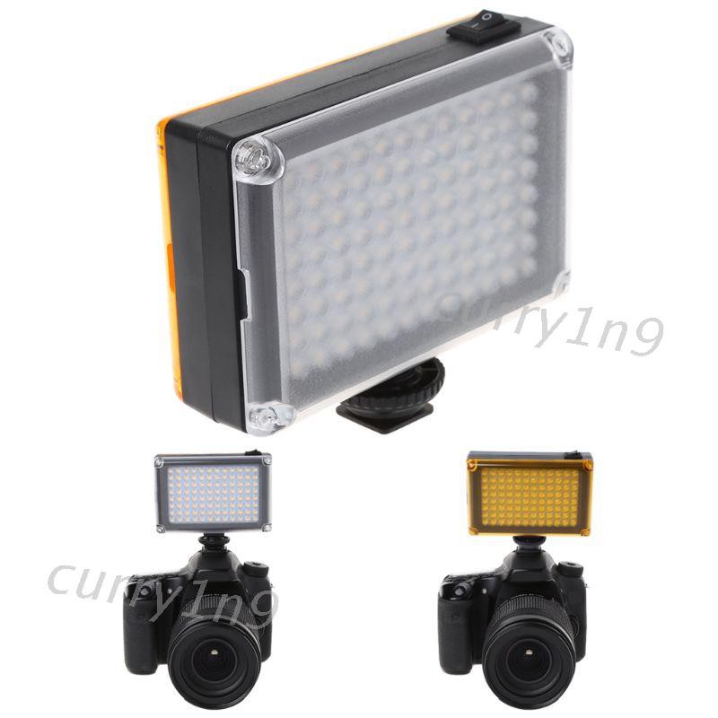 Đèn Hỗ Trợ Quay Phim Dvft-96 Led Cho Máy Ảnh Canon Nikon Minolta