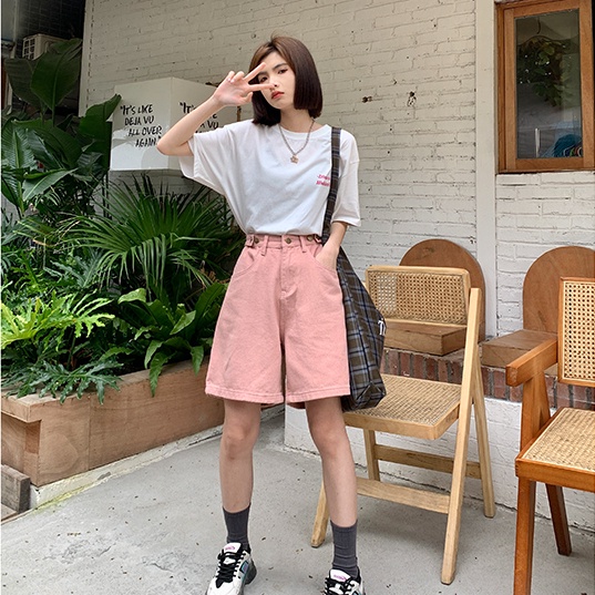 Quần Short Nữ Lưng Cao Plus Size