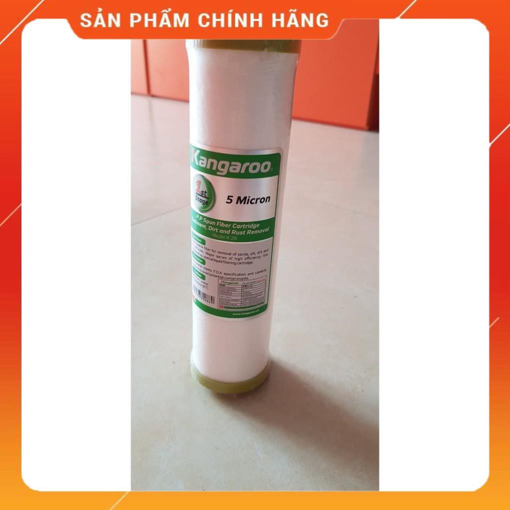 Combo 3 lõi lọc nước số 1,2,3 Kangaroo chính hãng