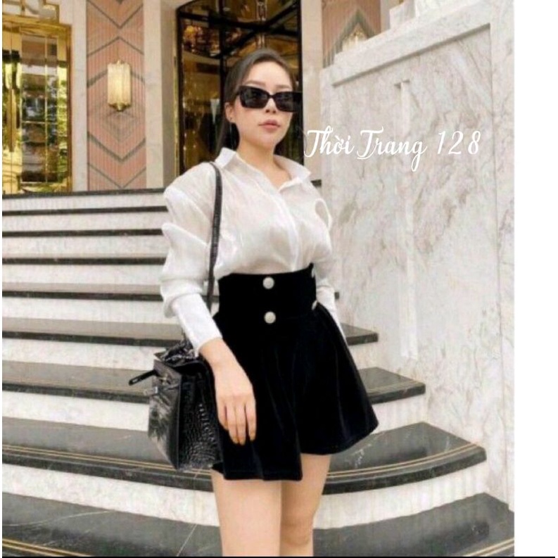 Quần Short Nhung 4 Khuy Quảng Châu Sang Chảnh | BigBuy360 - bigbuy360.vn