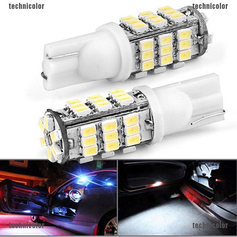 Bộ 2 Đèn LED Tín Hiệu Cho Xe Hơi T10 W5W 194 464 42 SMD 1206