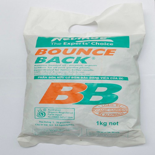 ( SIÊU RẺ ) PHÂN HỮU CƠ ĐẬM ĐẶC BOUNCE BACK gói 1kg