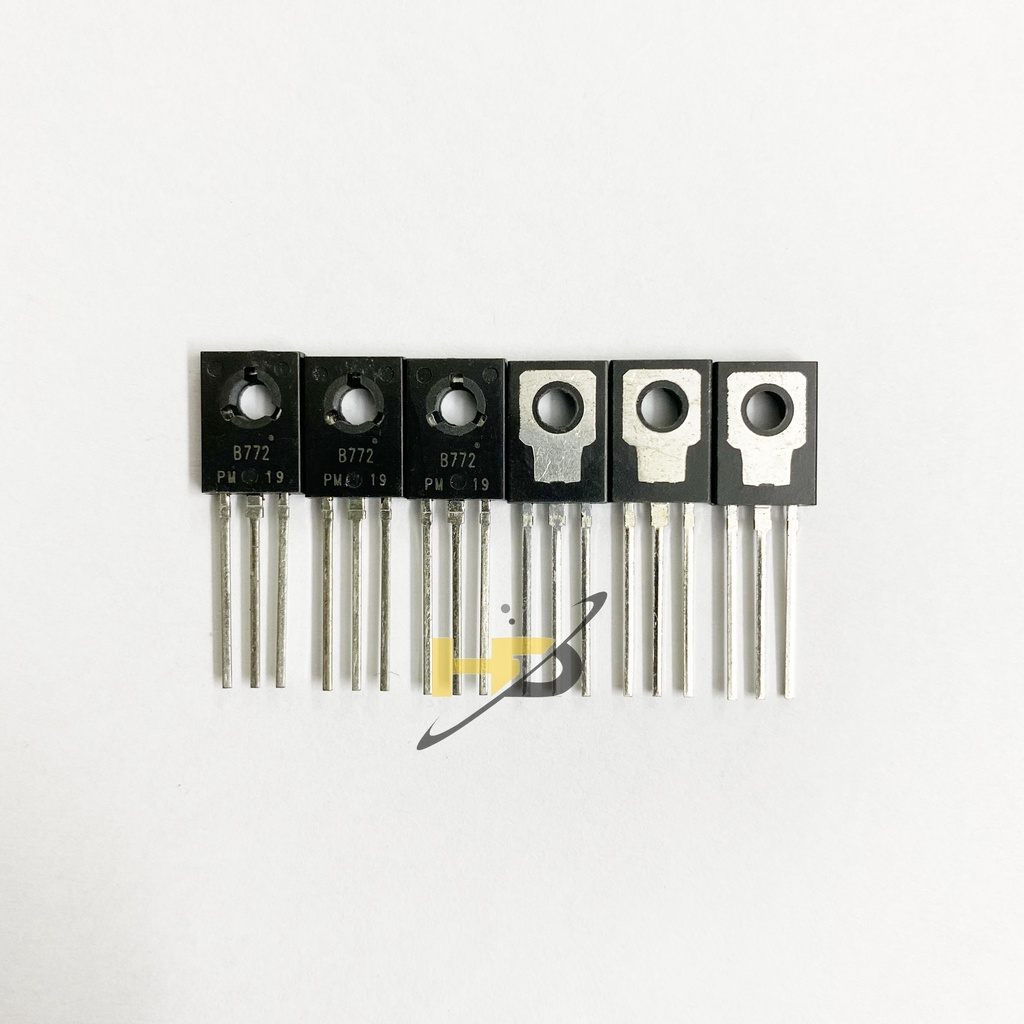 Gói 5 Con Transistor Khuếch Đại PNP 3A 30V B772 Loại Tốt