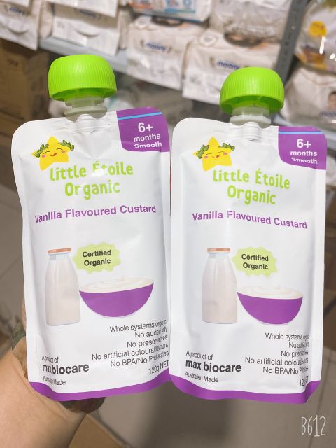 Hoa quả nghiền váng sữa Little Etoile Organic Date T7/2020