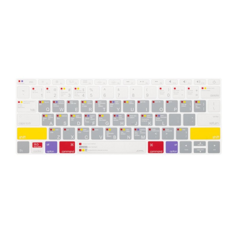 Phủ phím cho Macbook JCPAL Shortcut 12/13/15inch