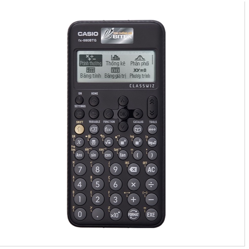 [Máy tính CASIO FX 880BTG được phép mang vào phòng thi tốc độ cao