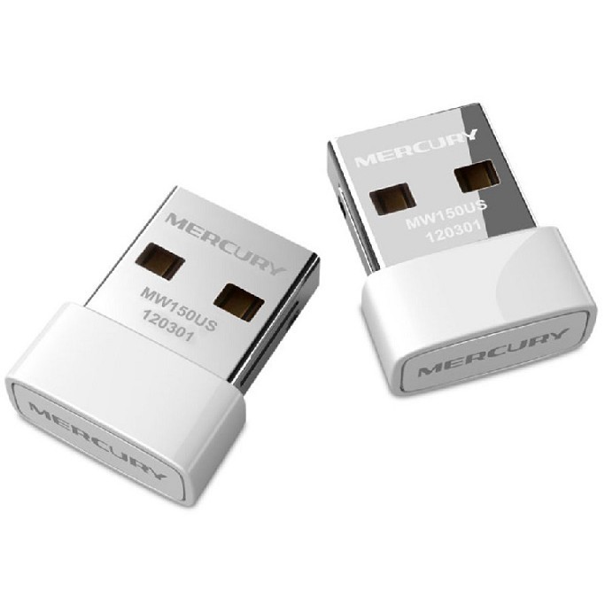 [BH 6 tháng] USB Wifi thu sóng Mini Không Dây Mercury tốc độ 150Mbps