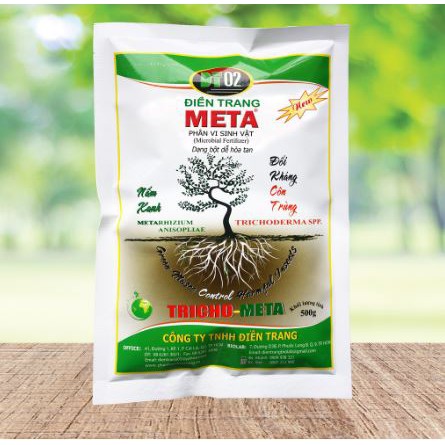Nấm xanh Metarhizium anisopliae đối kháng côn trùng, bảo vệ bộ rễ TRICHO META 500G