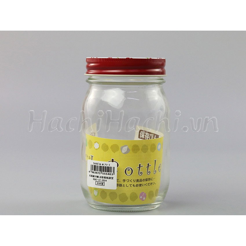 Hũ thủy tinh Aderia 450ml - nhiều mẫu  - Hachi Hachi Japan Shop