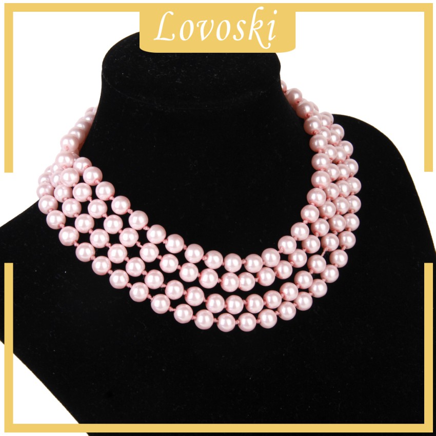 vòng cổ Chuỗi Ngọc Trai Nhân Tạo 9mm