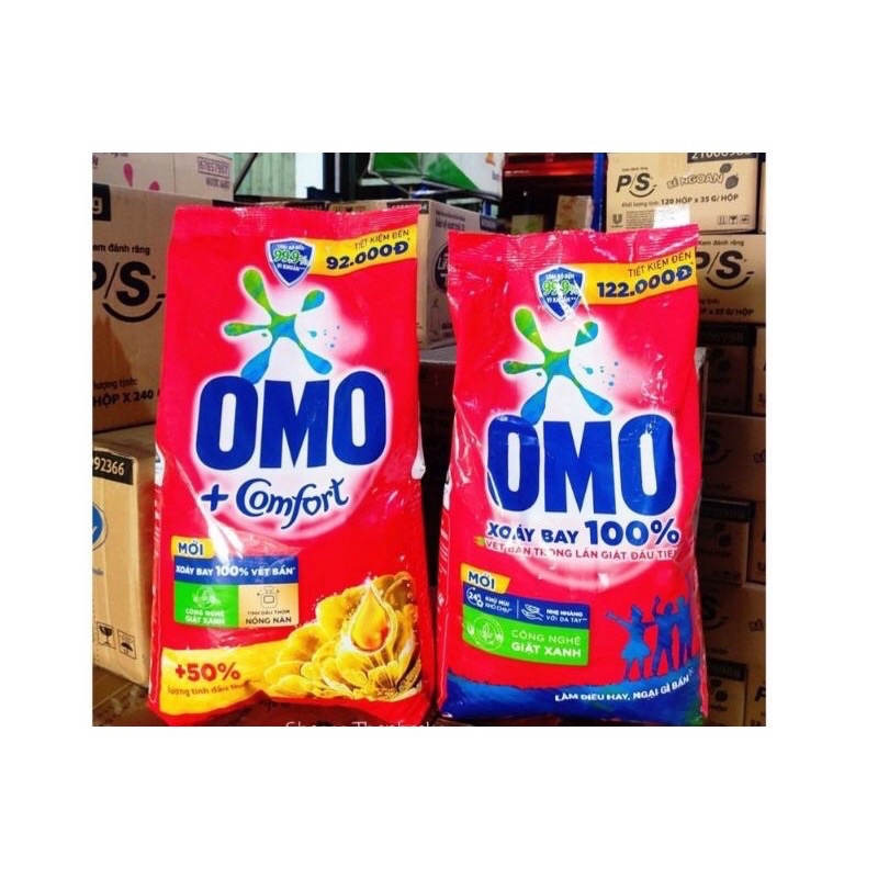Bột giặt OMO bịch 4.3kg,3.9kg.