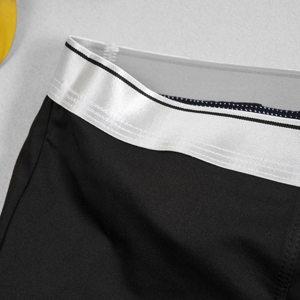 Combo 3 quần lót boxer xịp đùi nam TUTO5 thun lạnh cotton cao cấp kháng khuẩn trơn basic trắng/đen/xám ghi BX01