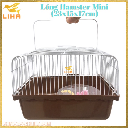 Lồng Hamster Mini (23x15x17cm) - Chuồng Hamster Mini Cute