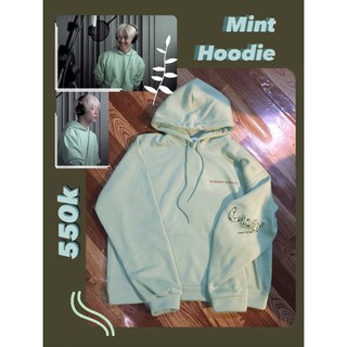 Áo Hoodie màu Mint bạc hà- cheap mmt Jaemin NCT