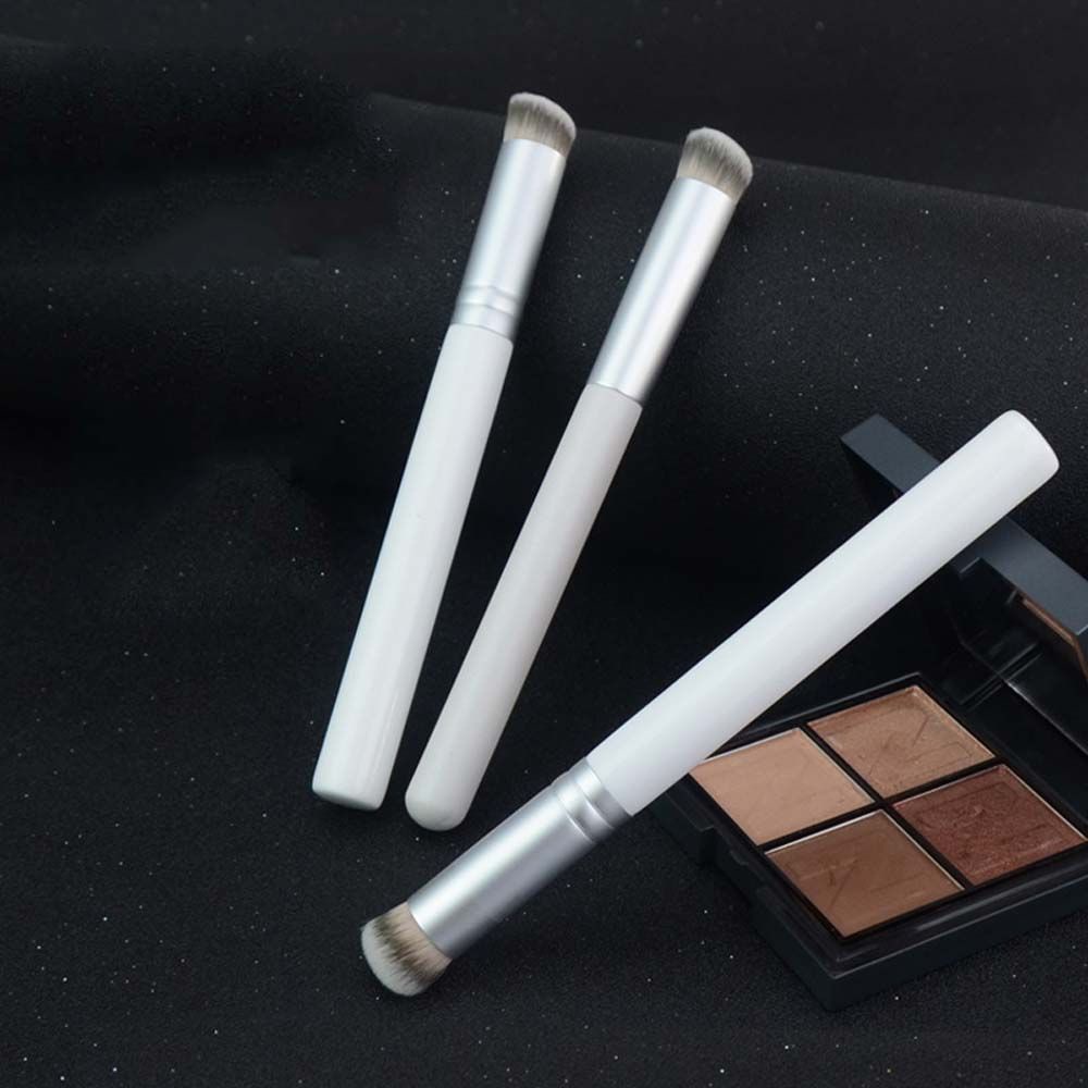 [Hàng mới về] Cọ sợi tổng hợp thoa phấn bắt sáng che khuyết điểm cán gỗ