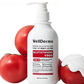 Kem Dưỡng Trắng Da Body Wellderma Super Glutathione Tone Up Body Lotion 300ml
