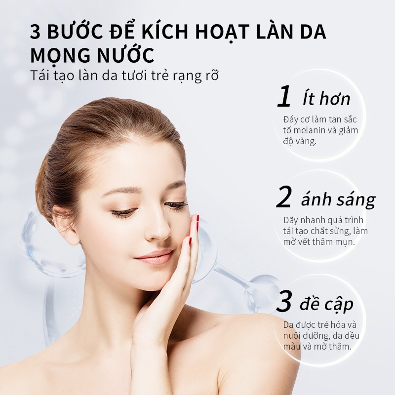 Tinh chất làm trắng SUNNESS Trẻ hóa và dưỡng ẩm 30ml 50g