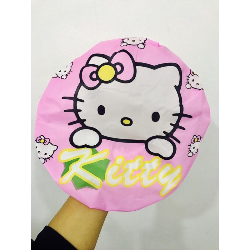 [ 03 cái ] Mũ nilon trùm tóc chống thấm nước - nón trùm đầu khi tắm chống ướt tóc