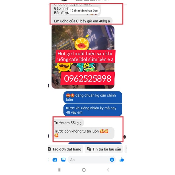 Bộ 20 Hộp Cà Phê Idol SLim Coffee chính hãng