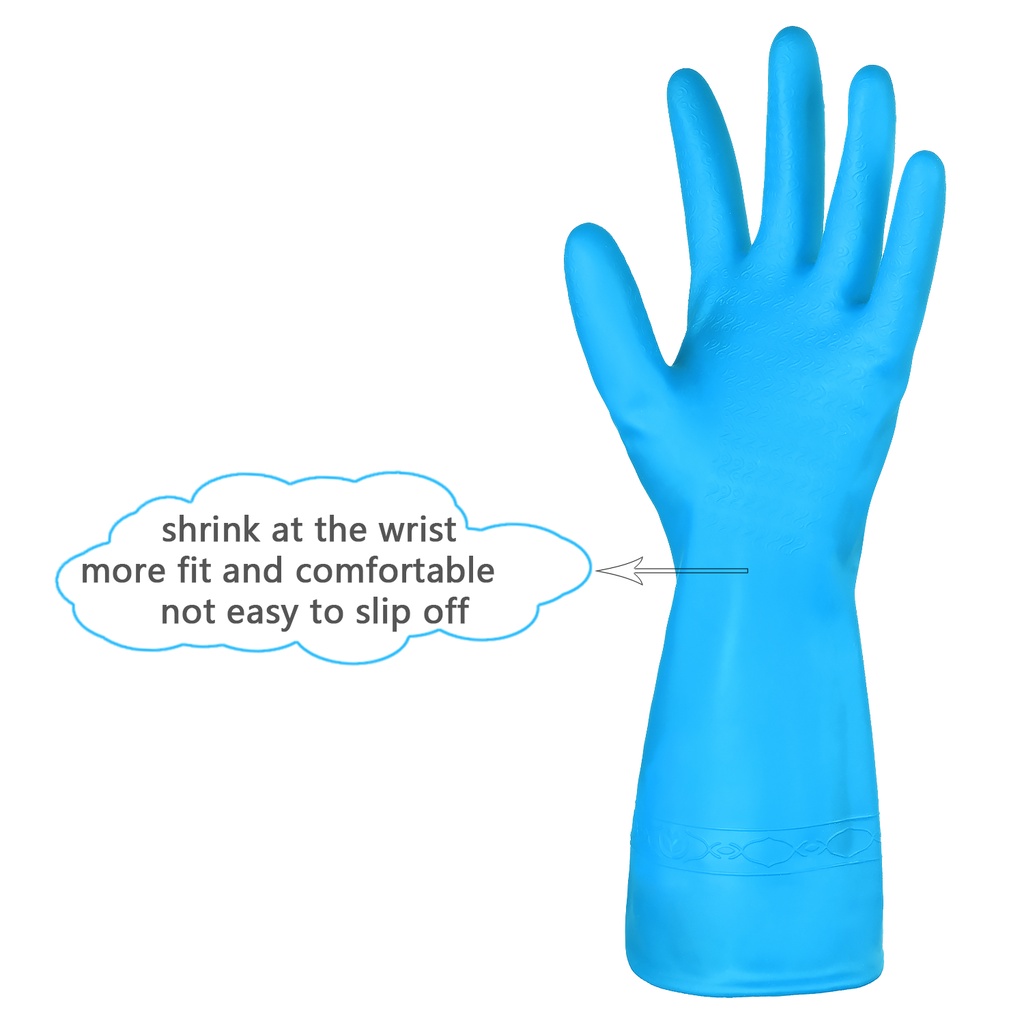 1 Đôi Găng Tay Silicone Chống Trượt Màu Sắc Ngẫu Nhiên