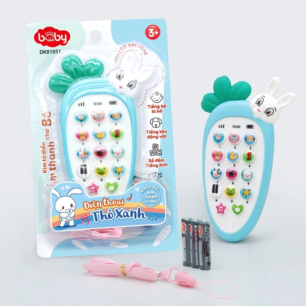 Đồ Chơi Duka: Điện Thoại Thỏ Xanh DK81051