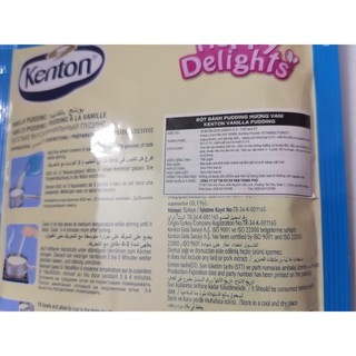 [100g - VANILLA] Bột làm bánh pudding hương Vani [Turkey] KENTON Vanilla Pudding (halal) (vvk-hk)