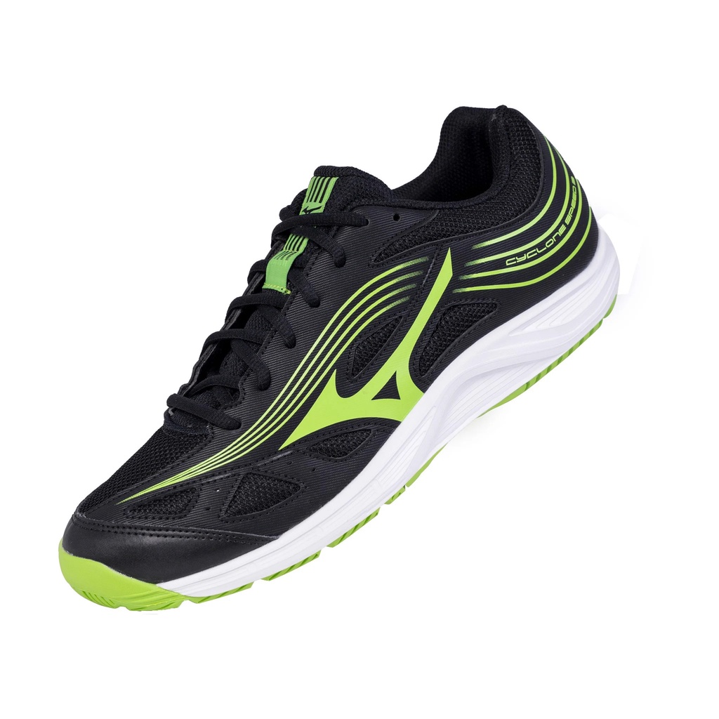 Giày thể thao cầu lông Mizuno chính hãng Cyclone Speed 3 V1GA218037 dành cho nam màu đen chuối