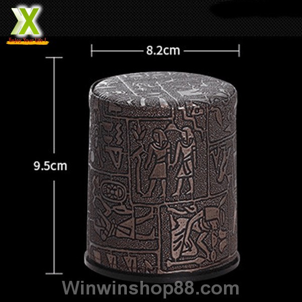 Lắc xí ngầu sang trọng dùng cho quán bar, karaoke tặng  kèm 5 viên xí ngầu V.2 - Winz.vn