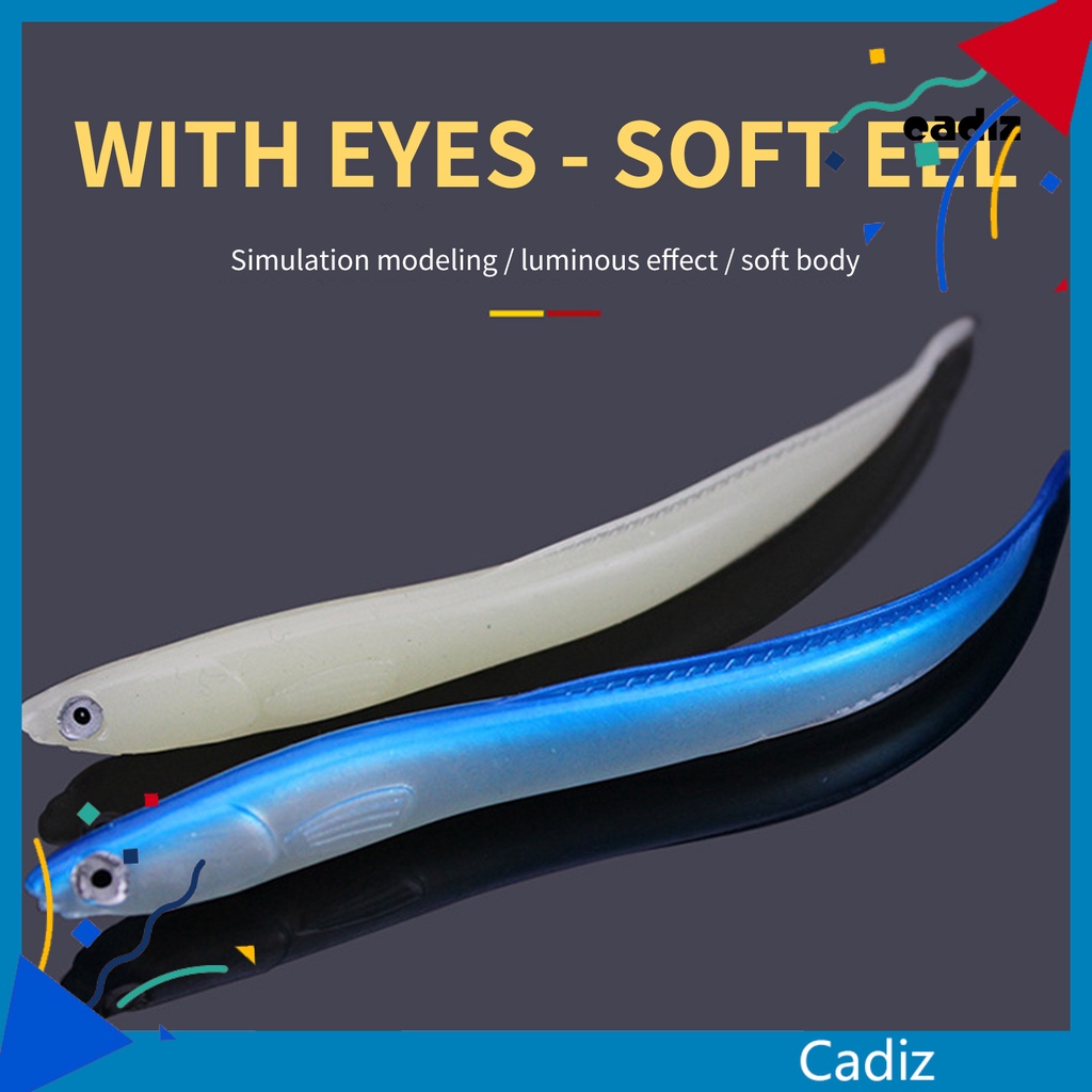 Set 5 Mồi Câu Cá Mềm Phát Quang Siêu Bền 14cm / 6.3g