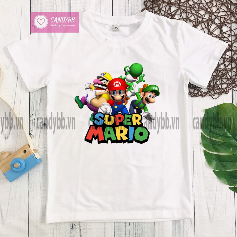 Áo thun Mario bé trai