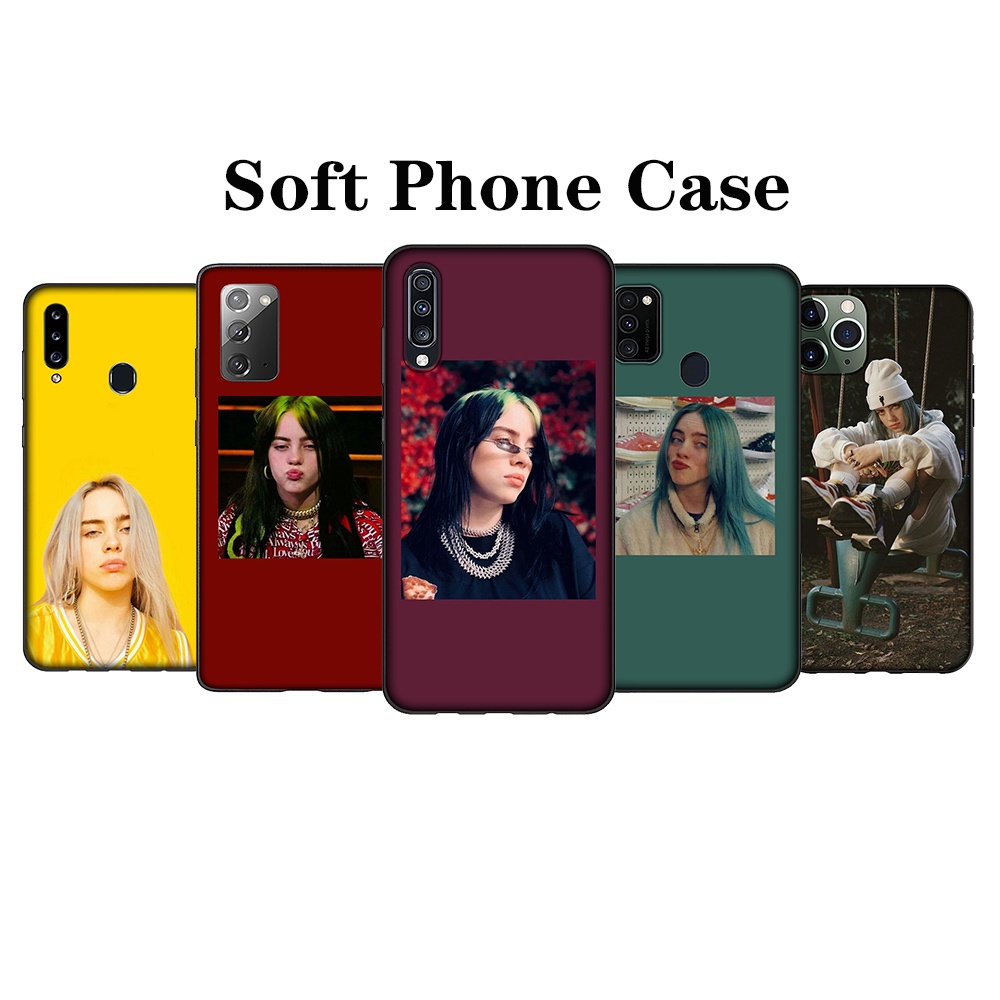 Ốp Điện Thoại Silicon TPU Mềm Hình Billie Eilish Cho OPPO Reno 2 2F 2Z 3 4 Pro 4G Find X3 Pro Lite Neo YMYL38
