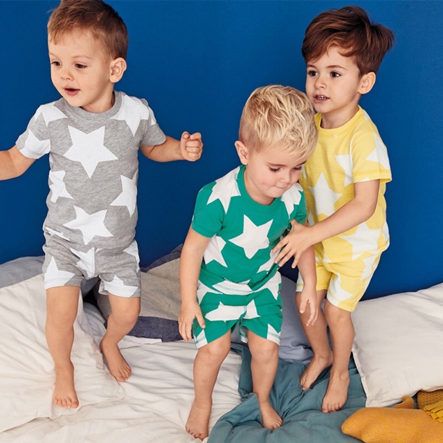 Bộ cộc cotton ngôi sao Little Maven 2-7Y (có ảnh thật)