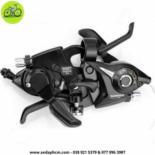 Cặp tay đề bấm xả xe đạp Shimano EF51 3x7 Speed tặng dầu tra sên xích xe đạp