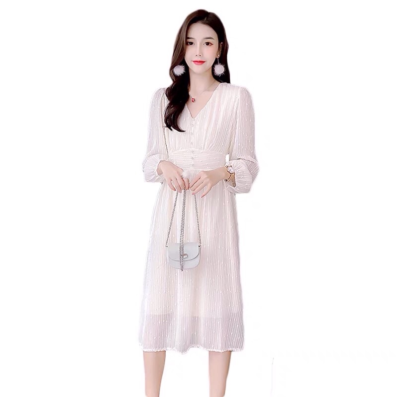 Váy nữ dáng tay dài