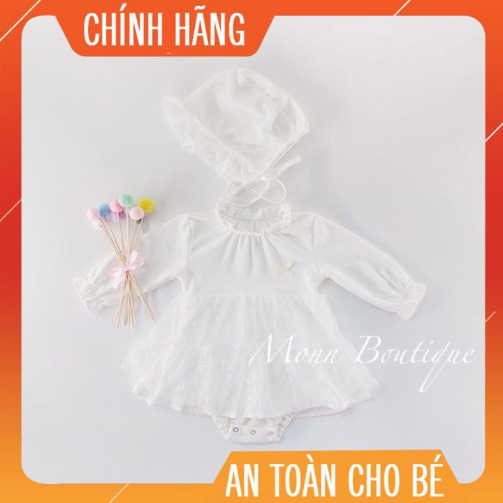 [𝑭𝑹𝑬𝑬𝑺𝑯𝑰𝑷] Body váy sao cho bé. Kiểu dáng đáng iu, xinh tươi, điệu đà diện cho con trời thu là quá chuẩn luôn ạ