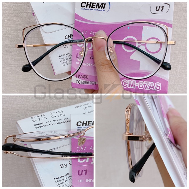 TRÒNG KÍNH SIÊU MỎNG HÀN QUỐC CHEMI U1 1.67