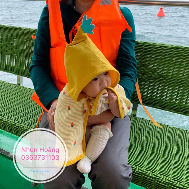 Áo choàng , áo chống nắng cho bé gái