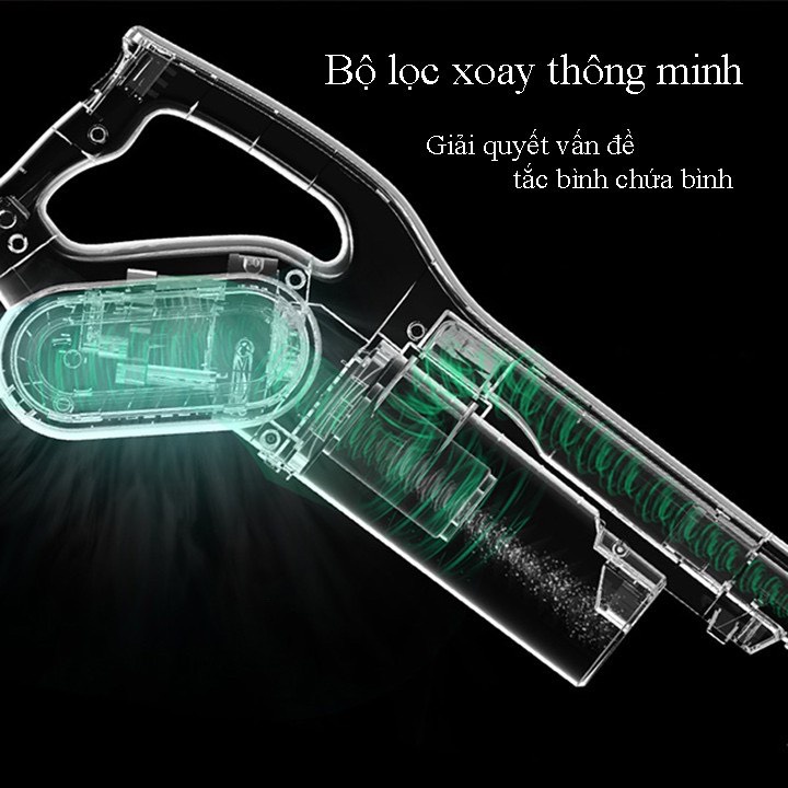 Máy hút bụi gia đình Xiaomi DX700 siêu mạnh, 3 đầu hút đa năng đi kèm, tiết kiệm điện năng, bảo hành 6 tháng