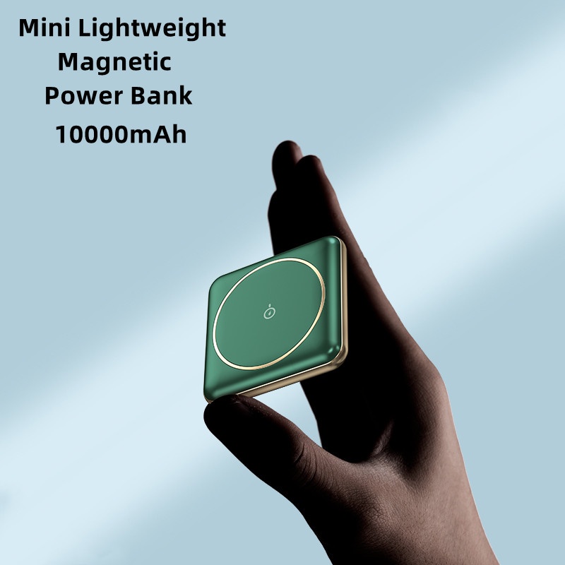 Pin Sạc Dự Phòng Không Dây 10000mAh 5W Có Nam Châm Siêu Nhẹ