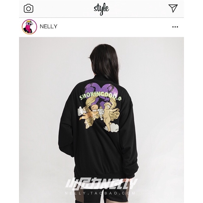 Áo khoác nelly sale (có sẵn) 2 em bé thiên thần smokingood.02 | BigBuy360 - bigbuy360.vn