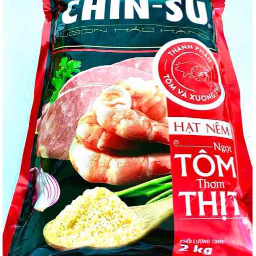 HẠT NÊM CHINSU NGỌT TÔM THƠM THỊT GÓI 2KG