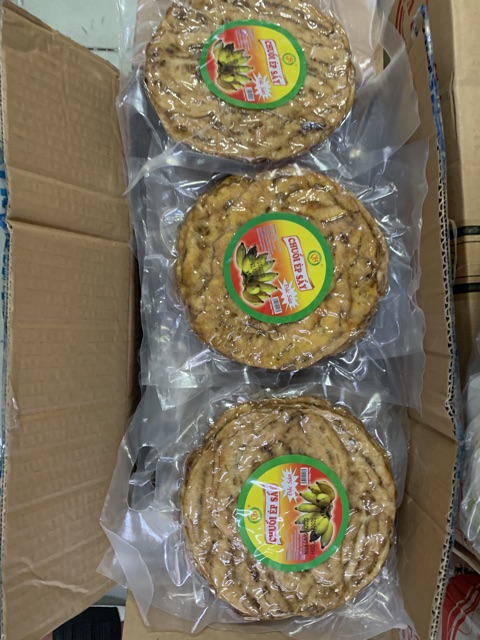 Chuối ép Bến Tre 500gam -date mới