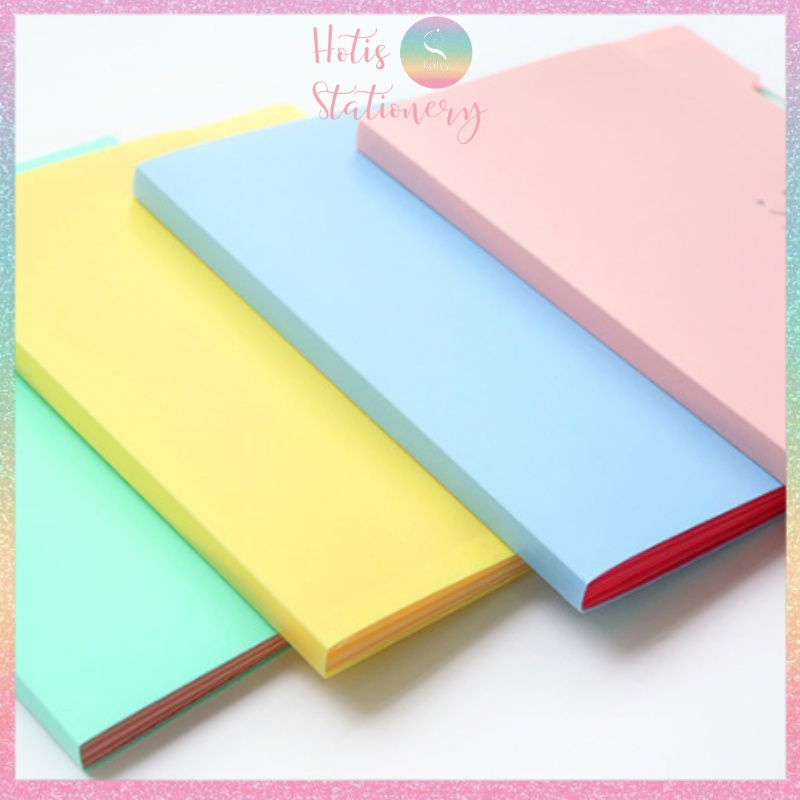 [HOTIS] File đựng tài liệu A4 - 5 ngăn phân trang - File lưu trữ tài liệu, giấy tờ, hồ sơ - 4 màu