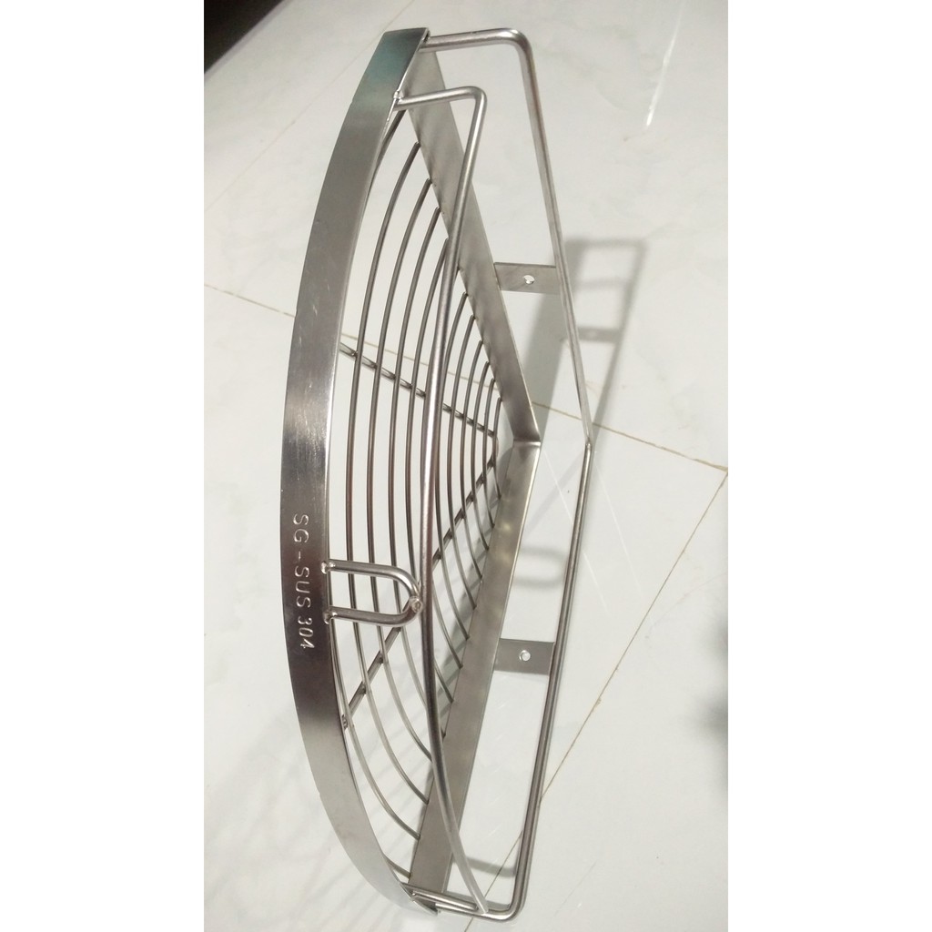 Giá Kệ góc 1 tầng cao cấp inox sus 304