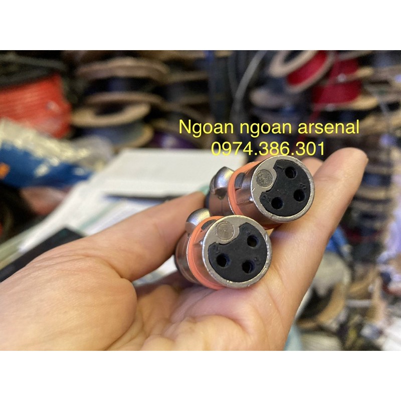 jack rắc canon xlr đực cái cao cấp nhập khẩu chính hãng SUNRISE SREXACT. báo giá 1 jack