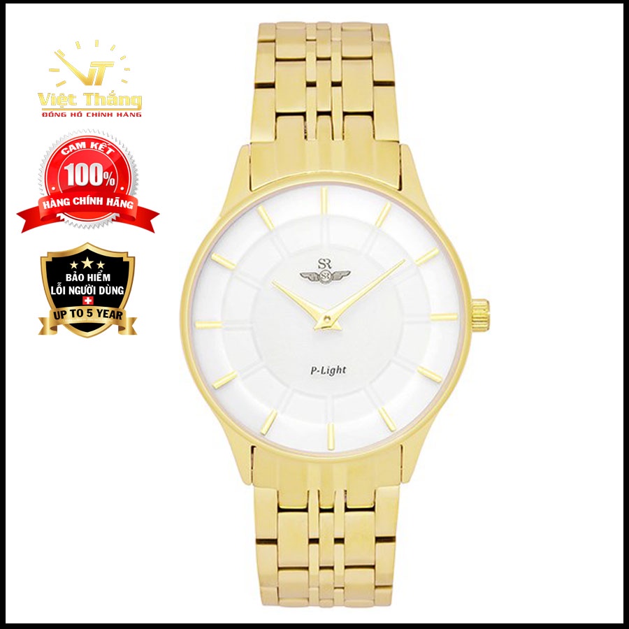 Đồng Hồ Nam Dây Da SR Watch SG10071.1402PL - P-Light (Năng Lượng Ánh Sáng)