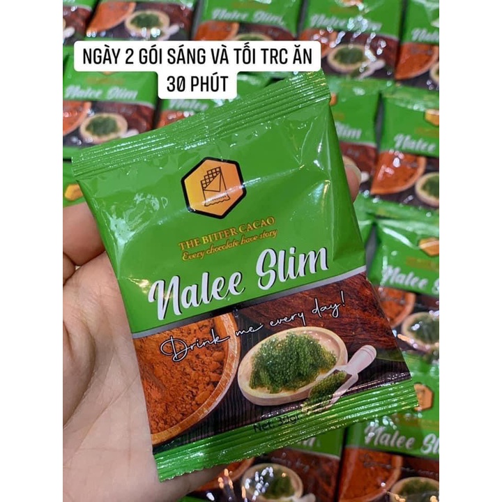 Cacao Nalee Slim ( Mẫu mới Hộp 20 gói có rong nho)