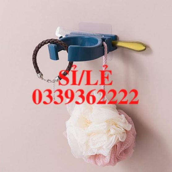 [ HAIANHSHOP ] Kệ treo máy sấy tóc LOẠI MỚI 2021 -  Kệ dán nhà vệ sinh dính không khoan tường Duashop &gt;